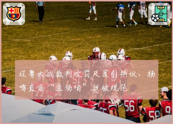 辽粤大战裁判吹罚尺度引热议,杨鸣直言“主场哨”该被规范